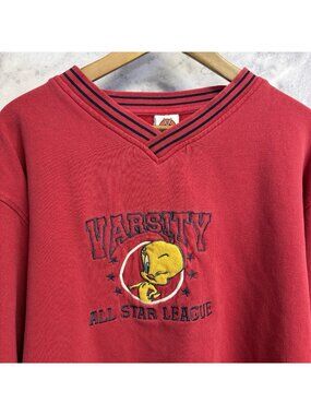 Vintage Tweety Bird Looney Tunes Sweatshirt Womens 2XL Embroidered
